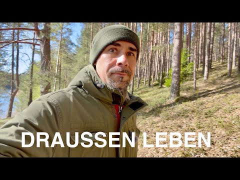 Four days living outdoors. Forest camp in Estonia (Part 1)