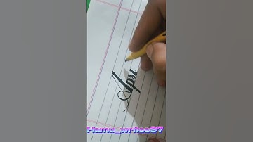How to writes months name in English cursive writing 😱 April 🥰❤️ #shortsvideo #viral #trending
