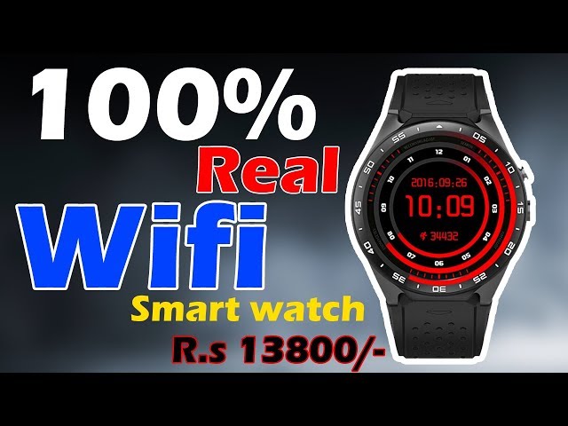 100% Real Wifi Smart watch king wear Kw88 pro || Android 7.0 Smart watch|| AlirazaTV
