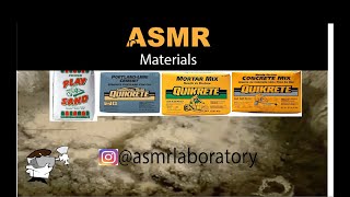 [ASMR Comparing Textures of Cement Materials] Texture experiments 🤎👩🏽‍🔬🤎