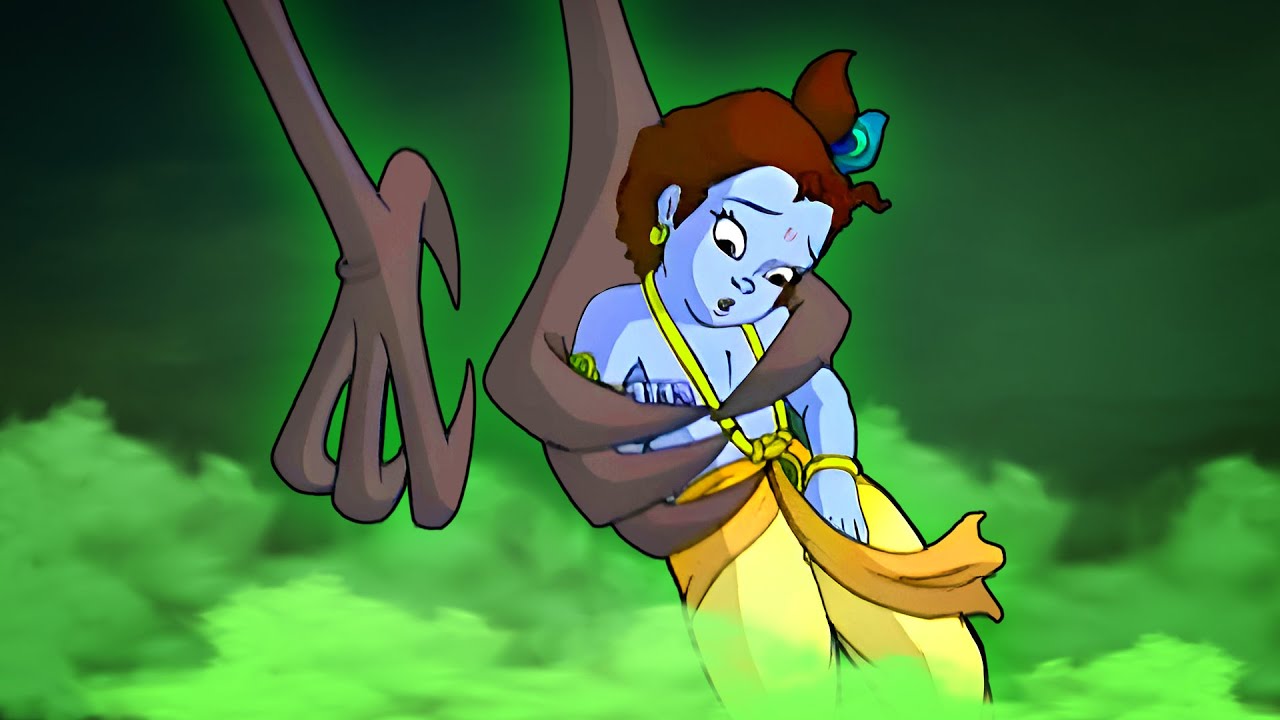 Krishna The Greate - बड़े पक्षी का हमला | Adventure Videos for Kids | Epic Hindi Kahaniya