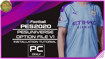 PES 2020 | PESUniverse Option File V1 Installation Tutorial [PC only]