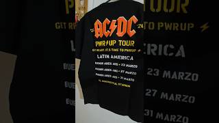 Remera Oficial de ACDC #acdc #poweruptour #monumental #recitales #argentina #rock