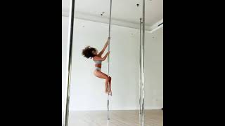 Amazing Pole Fitness Trick with Sarah Jones on Spinning Pole - @sarah_polefitdubai #shorts