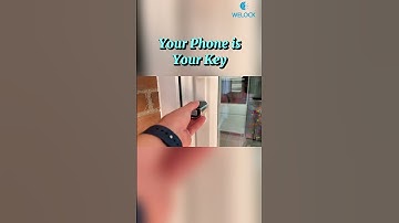 Use Your Phone For Easy Smart Home Access #welock #welocksmartlock