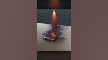 Takeoff  🚀  rocket animation iphone 3d cgi c4d octane fyp