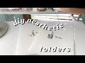 diy aesthetic folders (aesthetic school supplies 2020)