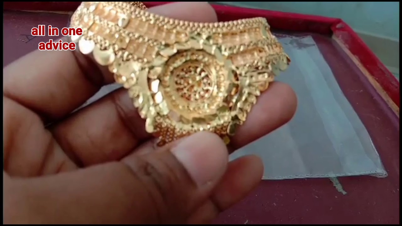 25 to 30 Grams Gold Necklace Design 