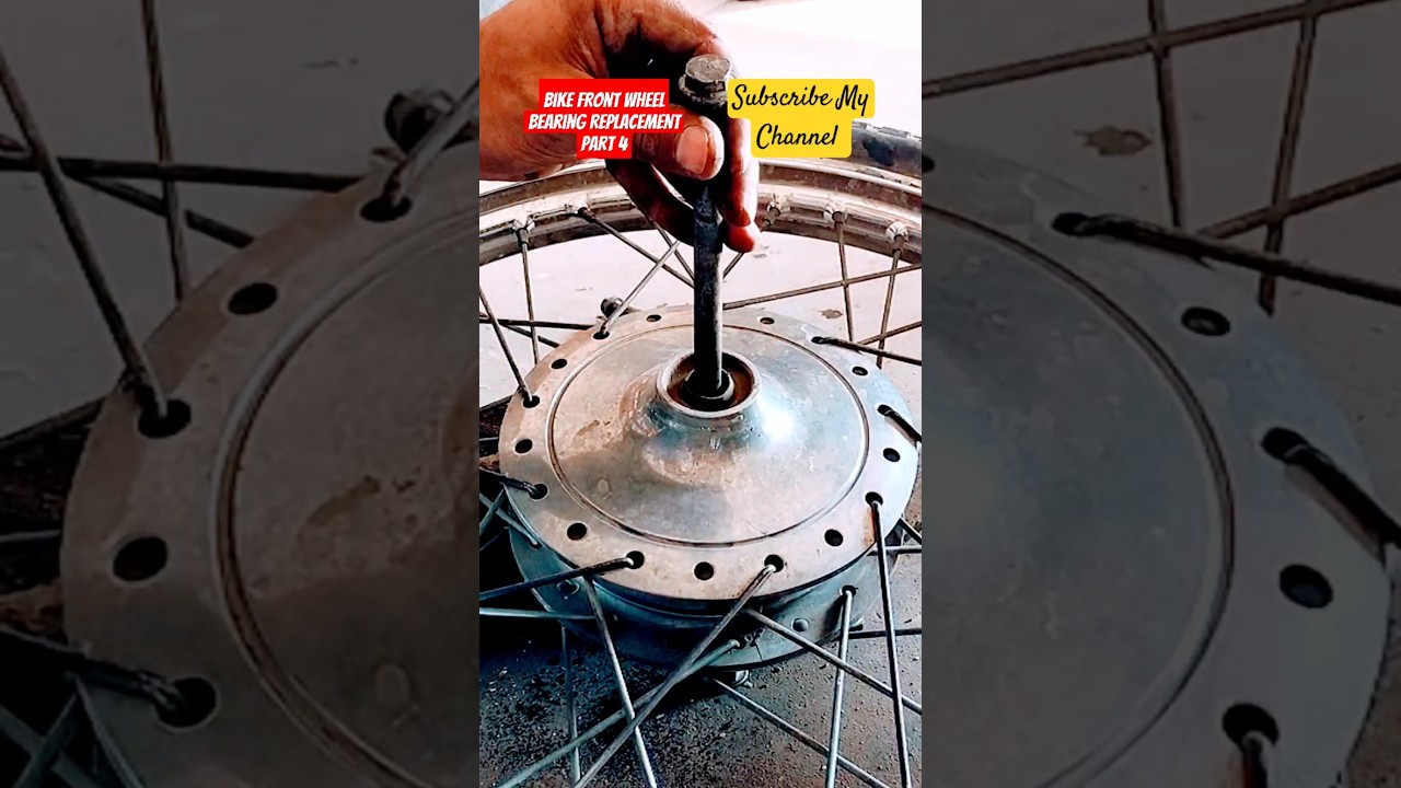 Bike Front Wheel Bearing Replacement Part 4 | Honda 125 