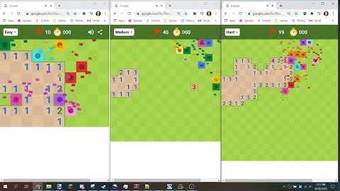 Google Minesweeper All Deaths in 0.867s (WR)