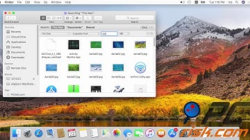 How to find large files on Mac?