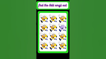 Find the Odd emoji out||Memory test challenge||Puzzlegame #shorts