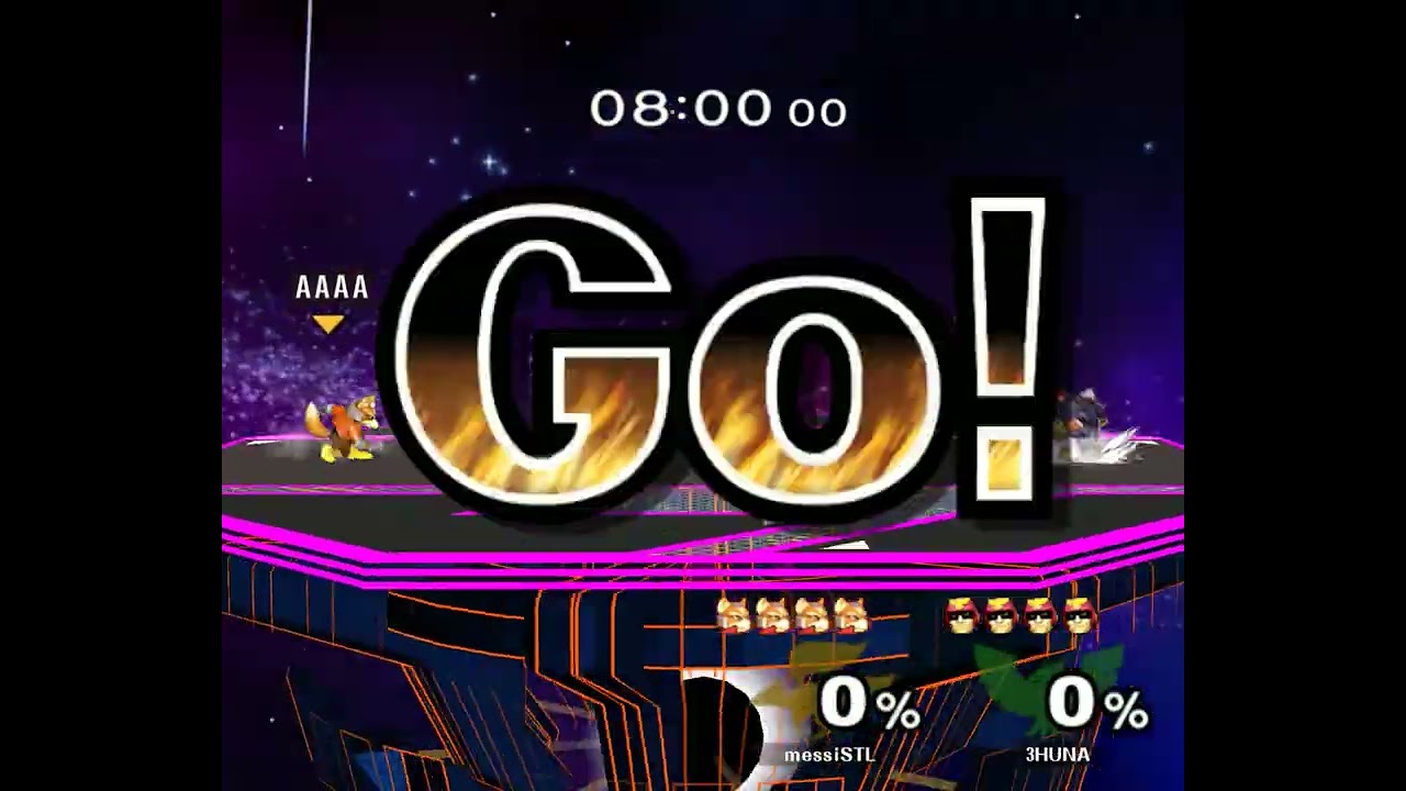 Melee Singles LR4 – 3HUNA ⟮Falcon⟯ vs messiSTL ⟮Fox⟯