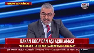 Sağlık Bakanı Fahrettin Koca aşı hakkında yazılı açıklama yaptı