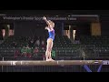 Brenna Dowell Full Beam Routine (USA) - 2016 Pac Rims Podium Training