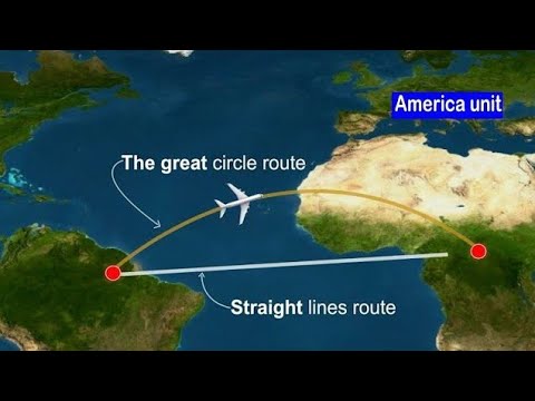 Why Airplanes Fly On A Curved Path Aviation