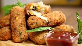 Potato Croquettes Recipe Easy To Make Snack Recipe The Bombay Chef - Varun Inamdar