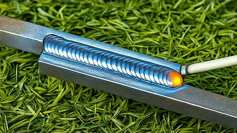 A combination of knowledge, focus, and hundreds of hours of experience. Welding techniques from prof