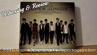 Super Junior - Bonamana Repackage CD Unboxing & Review - YouTube