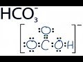 Valence Electrons in HCO3- Structure