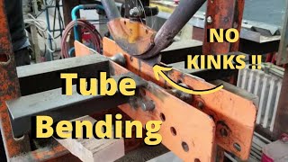 Harbor Freight Pipe Bender modified for Hydraulic Press