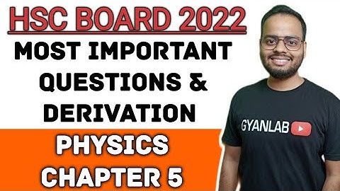 🛑 Most Important Questions for Physics | Chapter no 5 | Gyanlab | Ajay Patel | #physicsexam