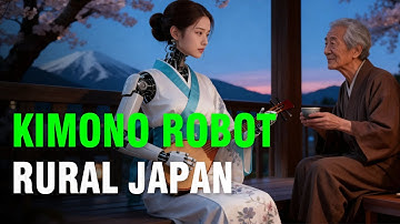 🤖 Humanoid Robot & Old Japanese Man | Peaceful Countryside Life in Japan🌾
