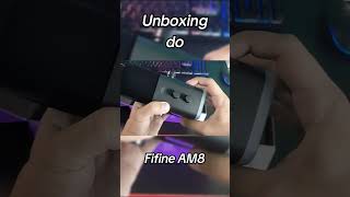 Meu primeiro vídeo nesse estilo… relevem #unboxing #microfone #fifineam8 #shorts #youtubeshorts