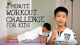 2-minute Exercise for Kids | Daily Workout Challenge