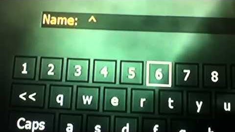 How to color your name in mw3 wii