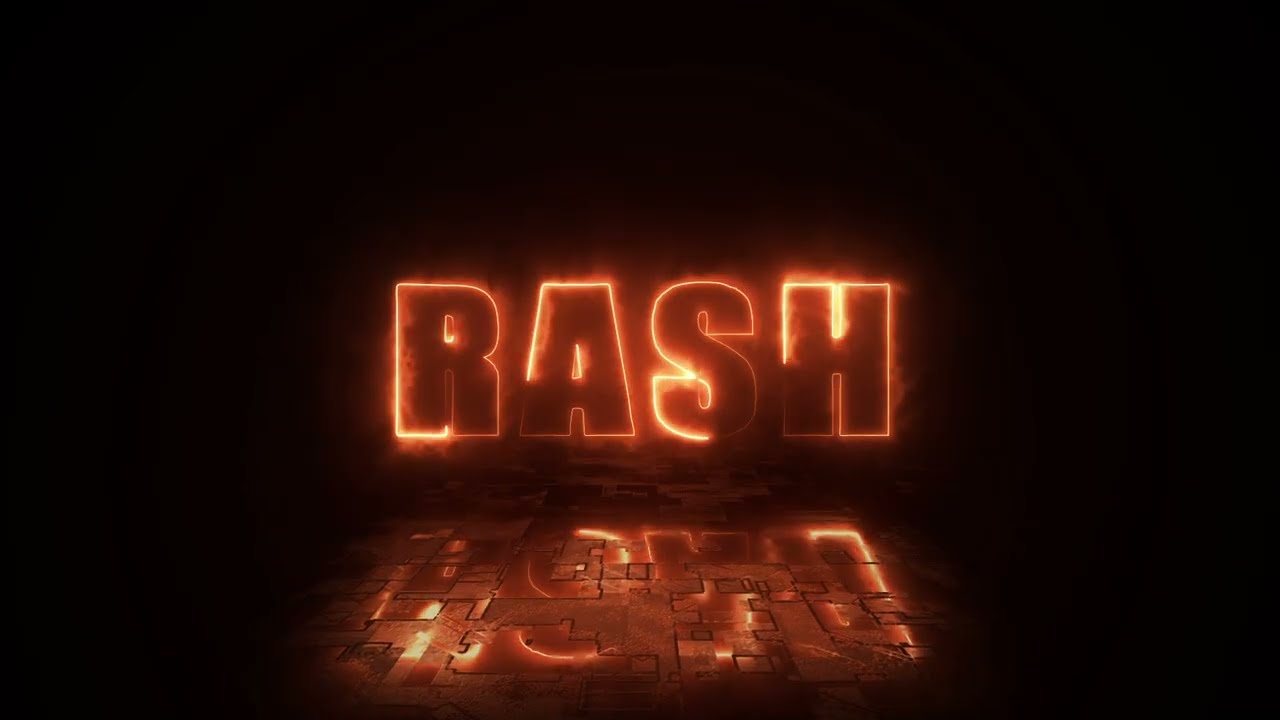 Electric neon logo animation