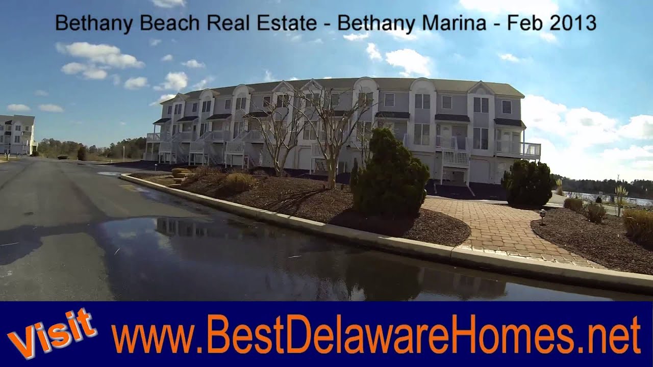 Bethany Beach Delaware Real Estate Bethany Marina Feb 2013 YouTube