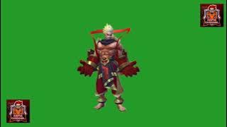 GREEN SCREEN 3D HERO MOBILE LAGENDS GATOTKACA ELITE SPARK😍🎉💪🏻