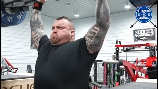 Eddie Hall Doing His First Viking Press In 5 Years