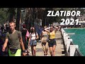 Zlatibor, Leto 2021 setnja / Zlatibor Summer Day 2021, Downtown, Lake Walkaround