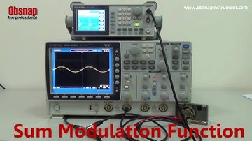 AFG 2225 Sum Modulation Function