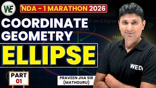 NDA Maths Marathon: Coordinate Geometry ELLIPSE Masterclass – Lines + Circles PYQs LIVE Class 2026