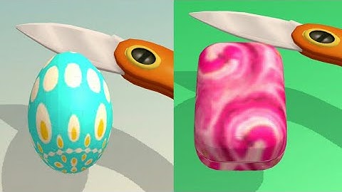 Soap Cutting! very Satisfying and Relaxing ASMR Slicing game