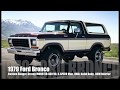 1979 Ford Bronco Custom, Strong MONSTER 460 V8 4-SPEED Manual, NEW Interior, Solid Body!