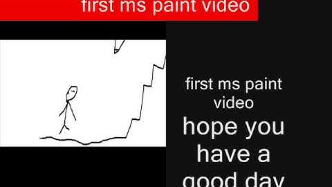 first ms paint stop motion