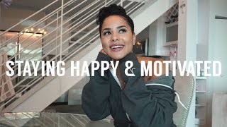 HOW I STAY HAPPY, POSITIVE, & MOTIVATED | Katya Elise Henry