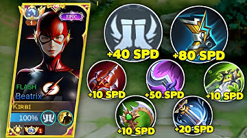 BEATRIX FULL MOVEMENT SPEED BUILD!! BEATRIX IS THE NEW FLASH?!