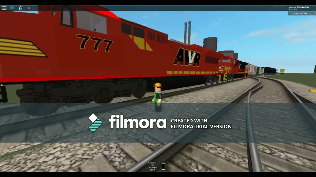 Roblox Awvr 777 767 The Runaway Freight Train From The Movie Called Unstoppable Youtube - train awvr unstoppable roblox part 3