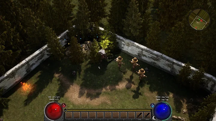 Unreal Engine Top Down RPG 'Diablo' Template: Light Radius