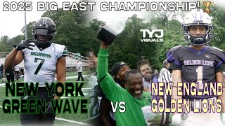 2025 BIG EAST CHAMPIONSHIP! 🔥🏆| New York Green Wave Vs New England Golden Lions (6/14/25)