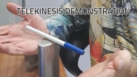 Telekinesis Mind Control Energy Demonstration with Mr Mike Garner