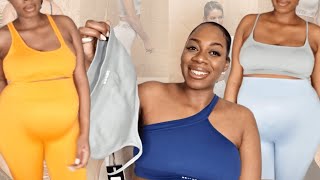 TRYING WORKOUT CLOTHES AT 7 MONTHS PREGNANT WITH TWINS 😬 | MATERNITY GYM WEAR HAUL | BO AND TEE HAUL