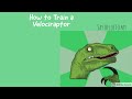 How to train a velociraptor at home like Owen Grady