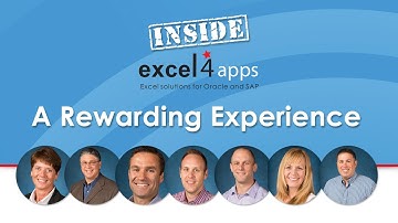 Inside Excel4apps: A Rewarding Experience - Susan, Mike, Conrad, Kevin, Ryan, Sherie, Michael
