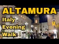 Italy Autumn Evening Walk 🇮🇹 October in ALTAMURA - With Captions! 🇮🇹 Procession Fredericus 2022